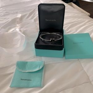 Men's Tiffany "T" sterling silver bracelet